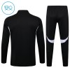 Barn Liverpool Trainings Sweatshirt Quarter-Zip 2024-25 Svart